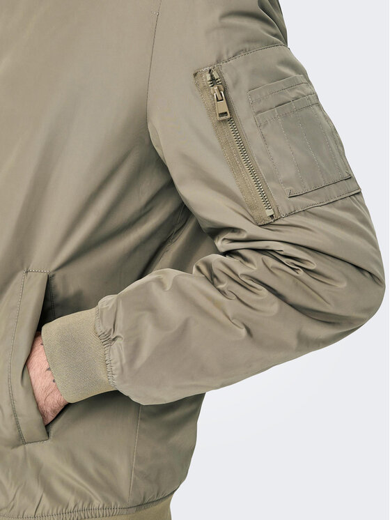 Only & Sons Only & Sons Μπόμπερ μπουφάν Joshua 22023287 Μπεζ Regular Fit