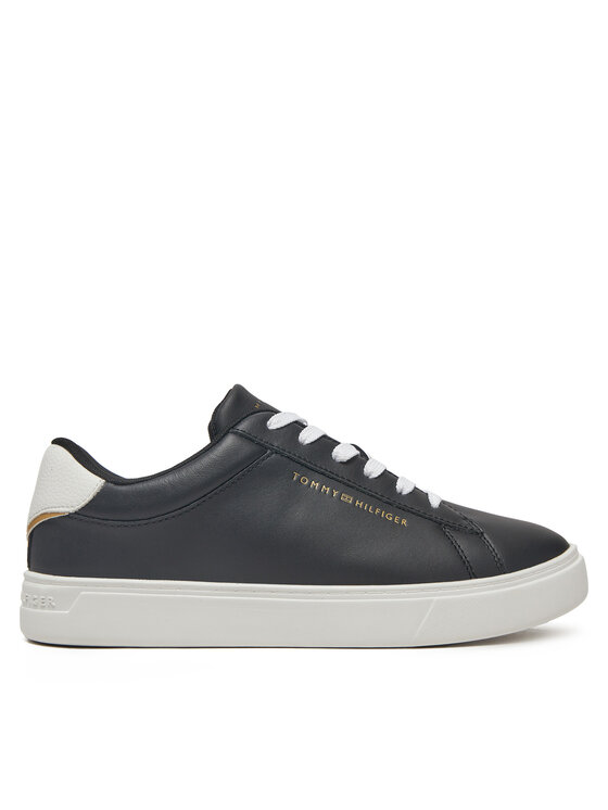 Tommy Hilfiger Sneakersy Essential Court Sneaker FW0FW08320 Čierna