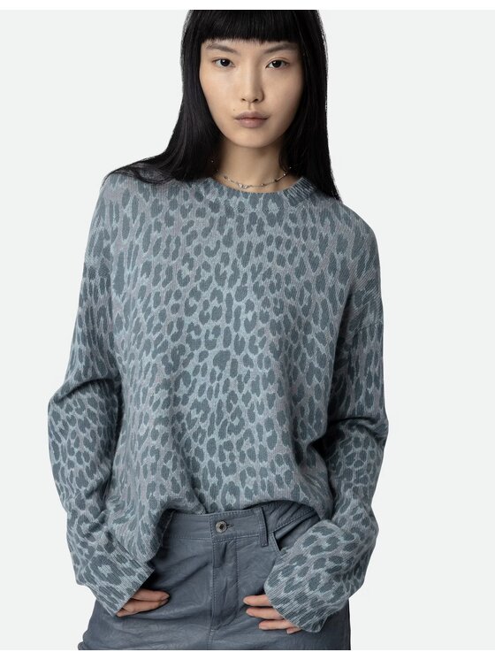 Zadig&Voltaire Zadig&Voltaire Sweter KWSW530NUAG Niebieski Comfortable Fit