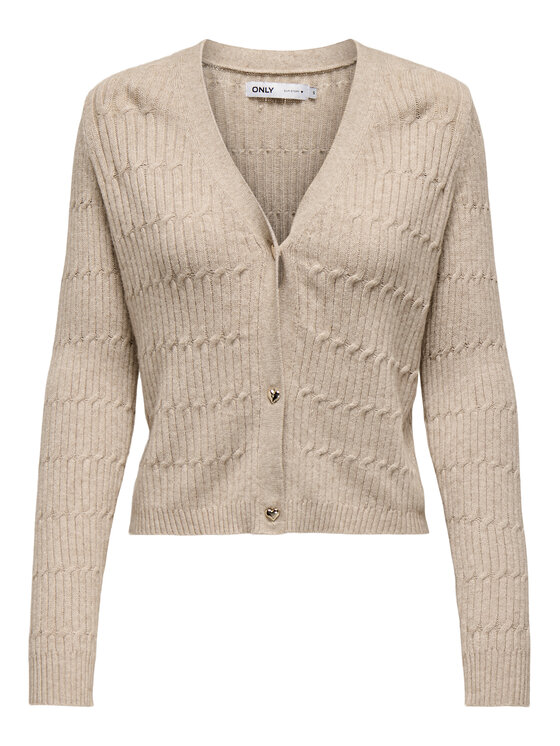 ONLY ONLY Ζακέτα Katia 15310902 Καφέ Regular Fit