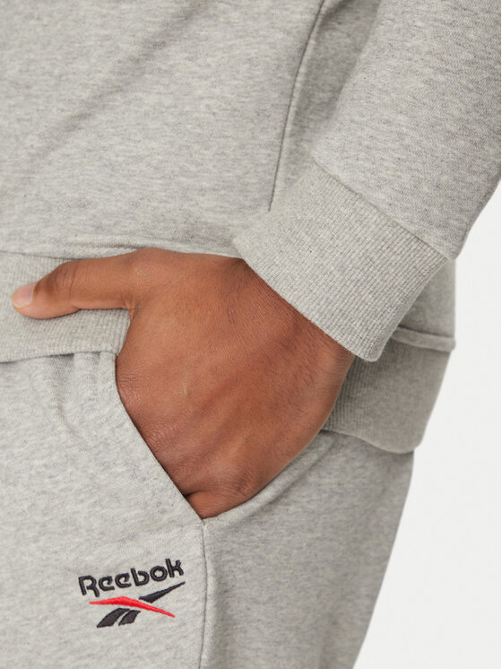 Reebok Reebok Mikina Logo Crew 100221789 Šedá Regular Fit