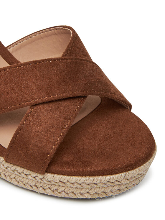 ONLY Shoes ONLY Shoes Espadryle Onlamelia-18 Mf Wedge 15335555 Brązowy