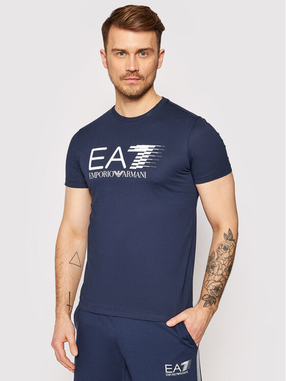 T-shirt 3KPT39 PJ02Z 1554 Blu scuro Regular Fit