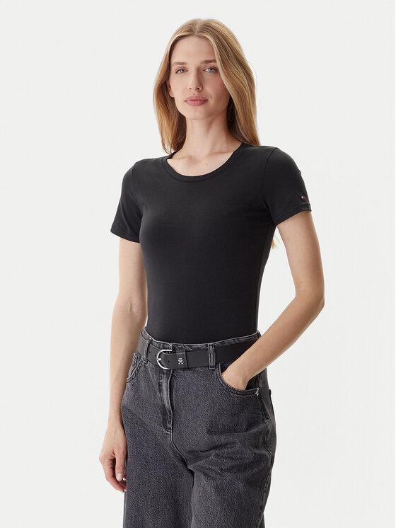 Tommy Hilfiger Tommy Hilfiger Комплект тениски UW0UW05974 Цветен Slim Fit