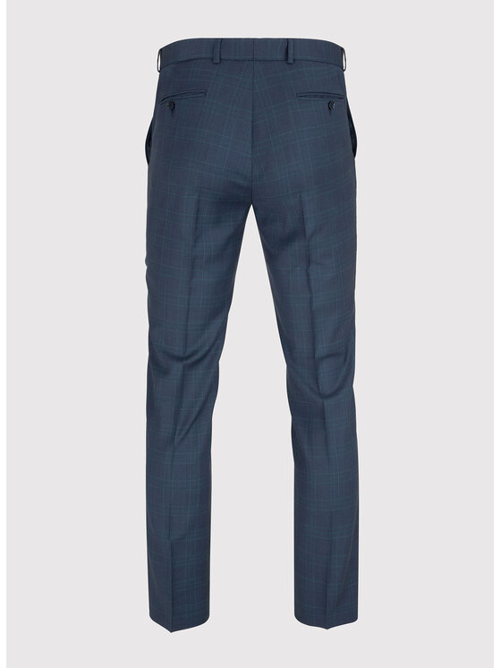 Pako Lorente Pako Lorente Spodnie garniturowe P22WP-6G-031 Granatowy Slim Fit
