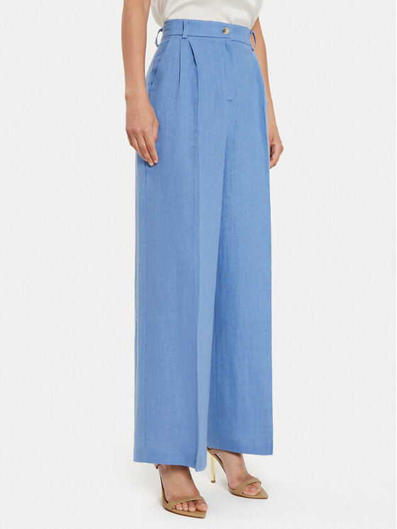 ViCOLO ViCOLO Hlače iz tkanine TB0793 Modra Regular Fit