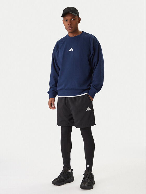 adidas adidas Pulóver Essentials Feel Cozy JE3792 Sötétkék Regular Fit