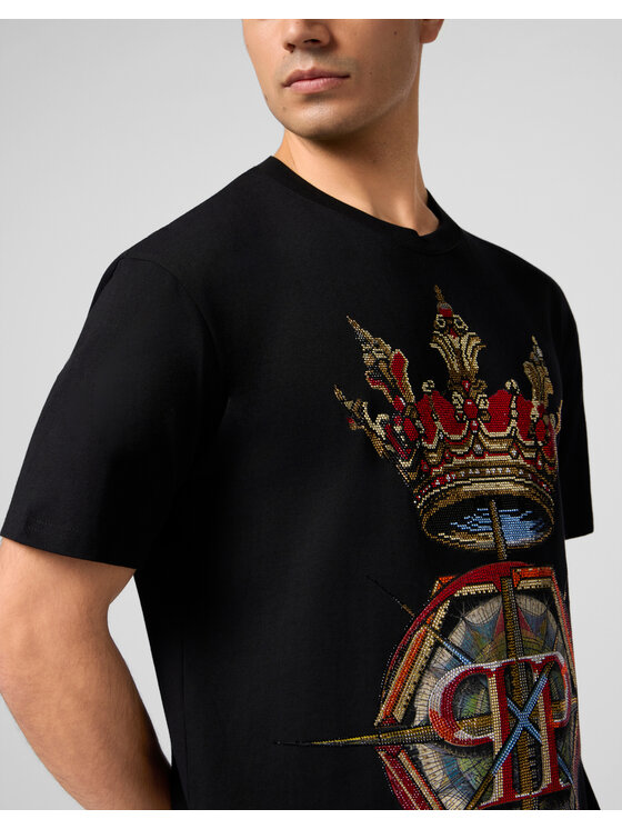 PHILIPP PLEIN PHILIPP PLEIN T-Shirt 29021 Czarny Regular Fit