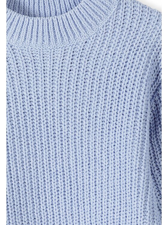 minoti minoti Sweter 32KNIT166 Niebieski jasny Oversize