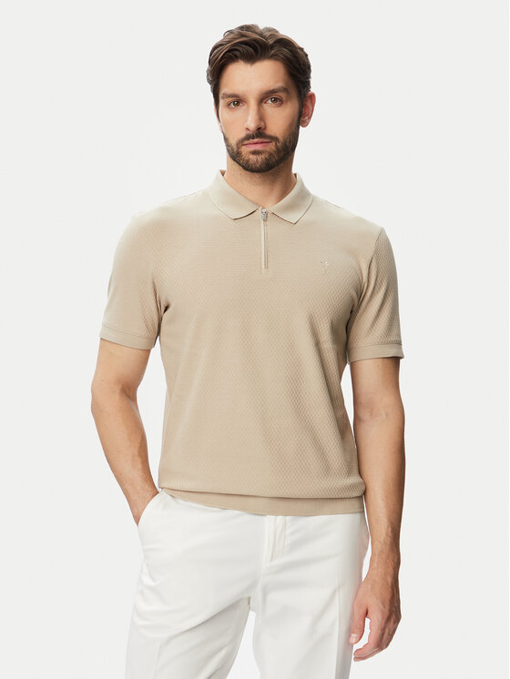 JOOP! Tricou polo Jj-Tibaris 30103411 Bej Regular Fit