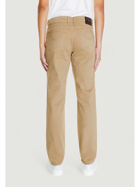 Jeckerson Jeckerson Pantaloni chino JOHN 5 TASCHE TOPPA Beige To Fit