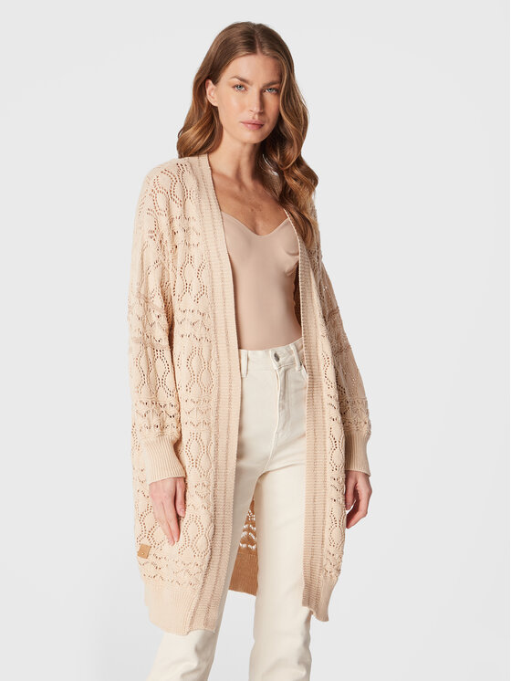 NKN Nekane Cardigan TS.FAGUS Bej Regular Fit
