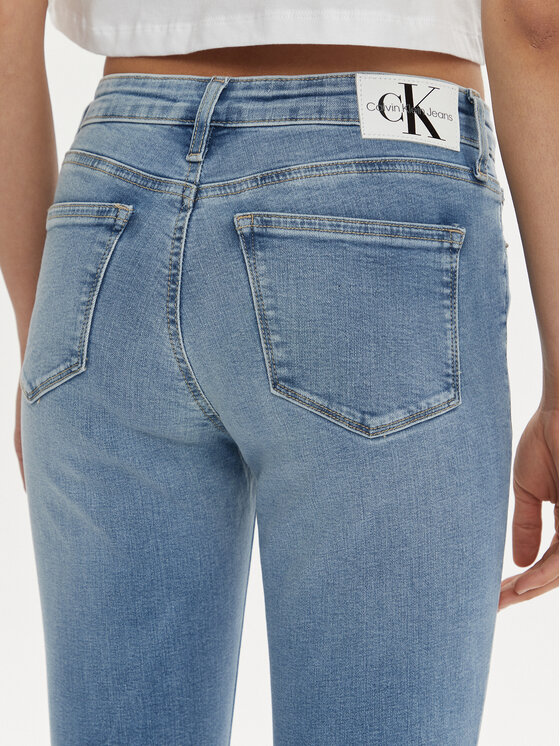 Calvin Klein Jeans Calvin Klein Jeans Jeans hlače J20J221580 Modra Skinny Fit