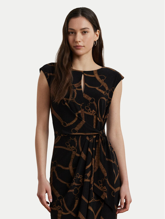 LAUREN RALPH LAUREN LAUREN RALPH LAUREN Koktejlové šaty 200973612001 Čierna Slim Fit