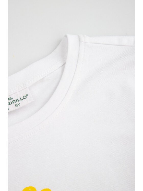 Coccodrillo Coccodrillo Tričko WC6143205RGK-001 Biela Regular Fit