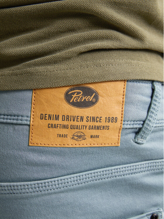 Petrol Industries Petrol Industries Džínsové šortky M-ROS-SHO005 Modrá Slim Fit