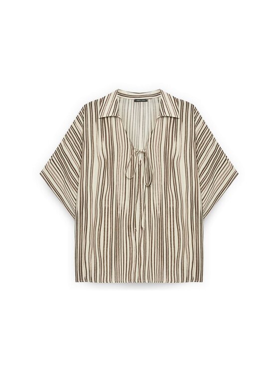 Fiorella Rubino Fiorella Rubino Blusa 2029L000691N0S1 Marrone Boxy Fit