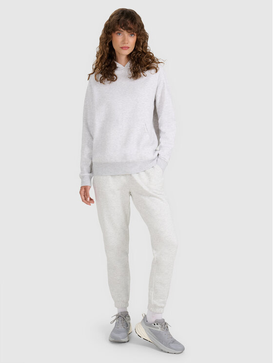 4F 4F Spodnie dresowe 4FWMM00TTROF1138-27M Szary Regular Fit