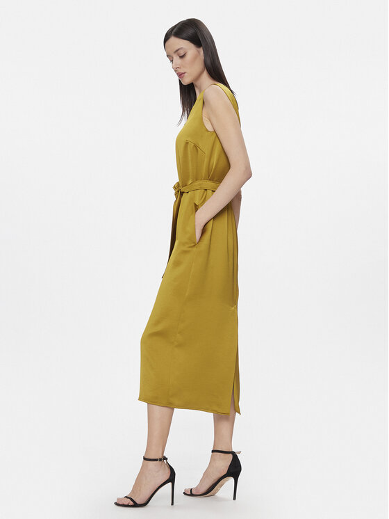 Weekend Max Mara Weekend Max Mara Hétköznapi ruha Baiardo 2415221021 Sárga Regular Fit