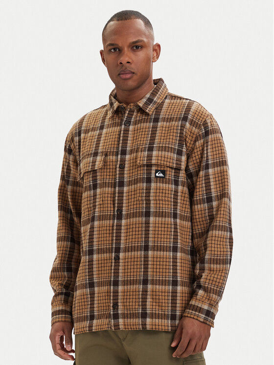 Quiksilver Quiksilver Camicia Yankee EQYWT04648 Marrone Comfort Fit