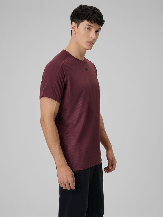 4F 4F Koszulka techniczna VICTORY PACK Bordowy Regular Fit