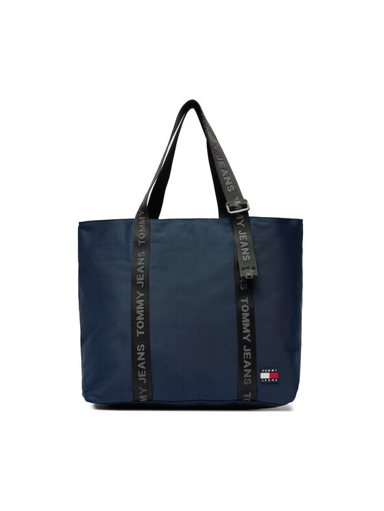 Geantă Tommy Jeans Tjw Essential Daily Tote AW0AW15819 Bleumarin