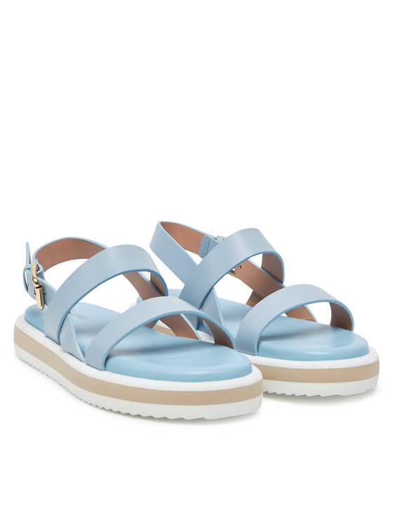 Pollini Pollini Sandały SA16483G0MTC0712 Błękitny