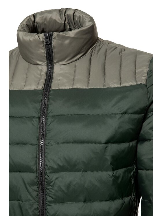 Wrangler Wrangler Kurtka przejściowa BOMBER Zielony Regular Fit
