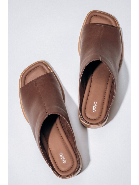 Estro Estro Ciabatte ER00119255 Marrone