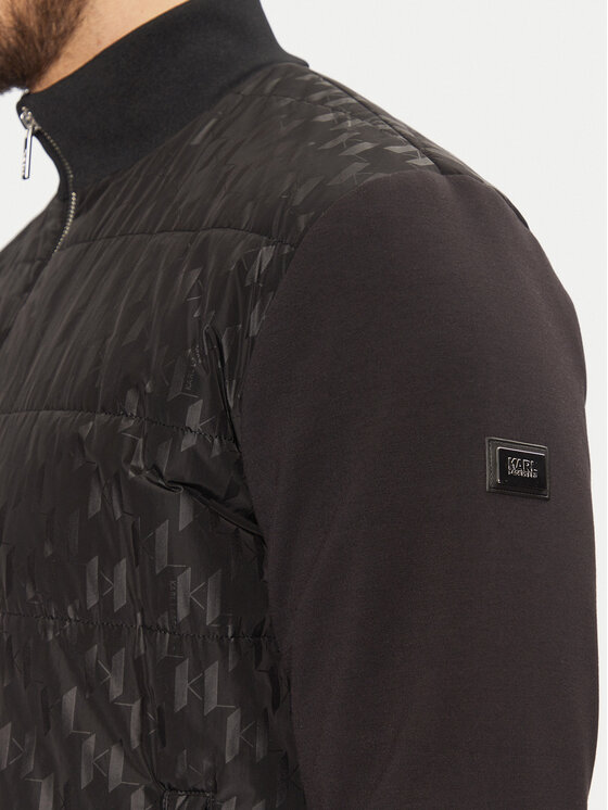 KARL LAGERFELD KARL LAGERFELD Kurtka przejściowa 505098 551517 Czarny Regular Fit