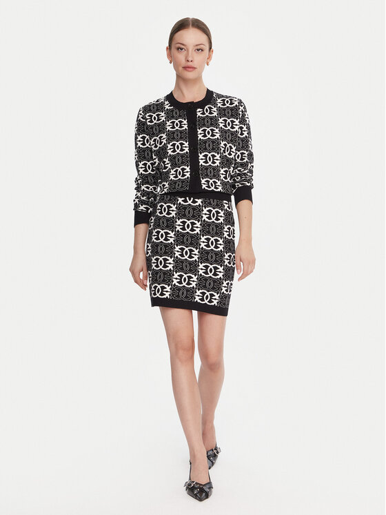 PINKO PINKO Spódnica mini Bang Bang 106040 A2YD Czarny Slim Fit