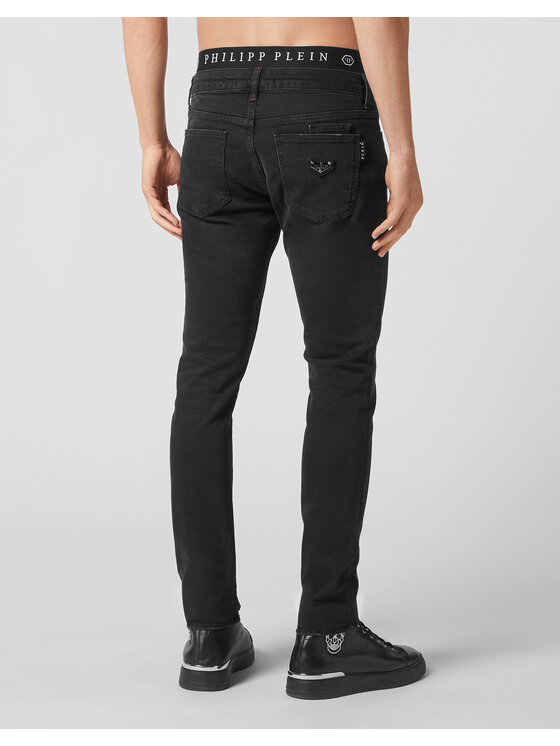 PHILIPP PLEIN PHILIPP PLEIN Džínsy 67 Čierna Slim Fit