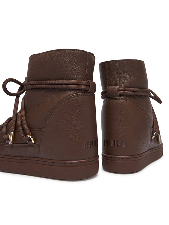 Inuikii Inuikii Hótaposó Full Leather Wedge 1001.004.0092 Sötétbarna