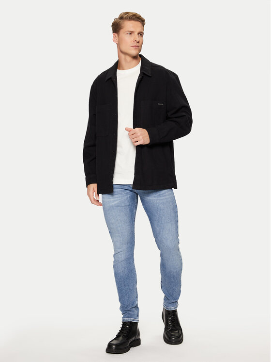 Calvin Klein Jeans Calvin Klein Jeans Koszula J30J327108 Czarny Relaxed Fit
