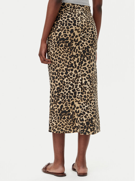 JDY JDY Spódnica ołówkowa Ivy 15347463 Brązowy Slim Fit