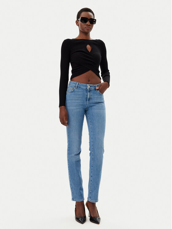 Liu Jo Liu Jo Jeans hlače UA5079 D4988 Modra Slim Fit