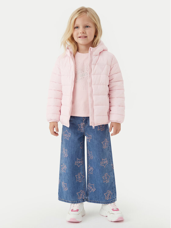 Guess Guess Daunenjacke H4BT03 WCFM0 Rosa Regular Fit