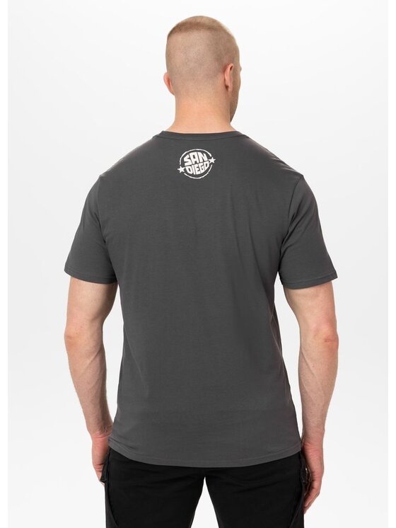 PITBULL PITBULL T-Shirt AUTOMATIC Szary Regular Fit