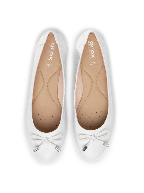 Geox Geox Μπαλαρίνες D Charlene B D02Y7B 000BC C1405 Λευκό