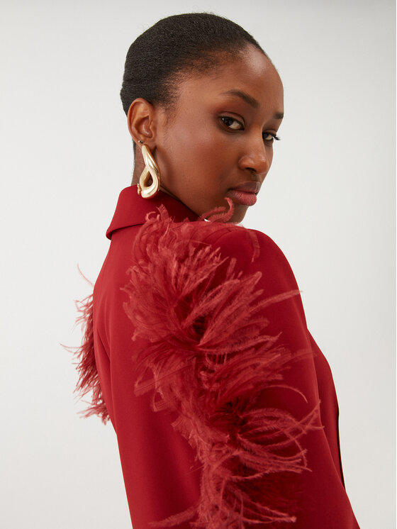 Patrizia Pepe Patrizia Pepe Сако 8S0473/A6F5-R799 Червен Regular Fit