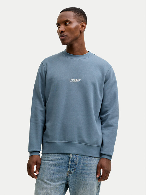 Jack & Jones Jack & Jones Mikina Soho 12278791 Modrá Relaxed Fit