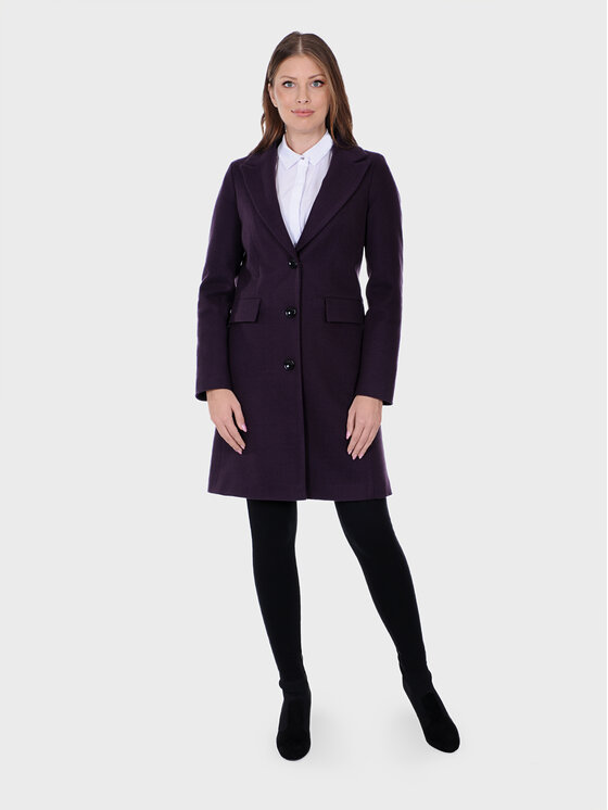 Evenemen Evenemen Płaszcz GIOVANA Fioletowy Regular Fit