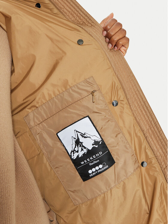 Weekend Max Mara Weekend Max Mara Geacă din puf Newbembo 2425496042 Bej Relaxed Fit