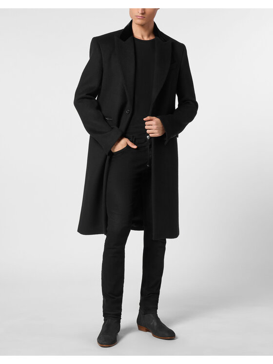 PHILIPP PLEIN PHILIPP PLEIN Cappotto 11567 Nero Regular Fit