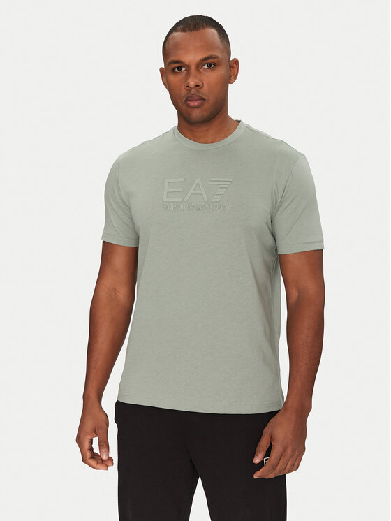 EA7 Emporio Armani EA7 Emporio Armani Tričko 7M000224 AF10375 U9024 Zelená Regular Fit