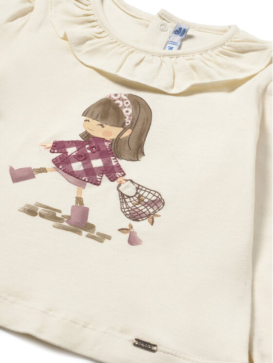 Mayoral Mayoral Bluse 2076 Écru Regular Fit