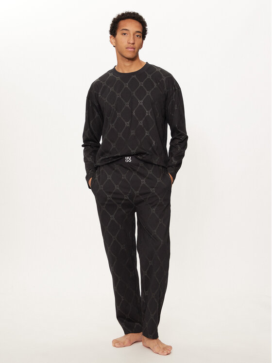 HUGO Hugo Pyžamo 50525282 Černá Regular Fit