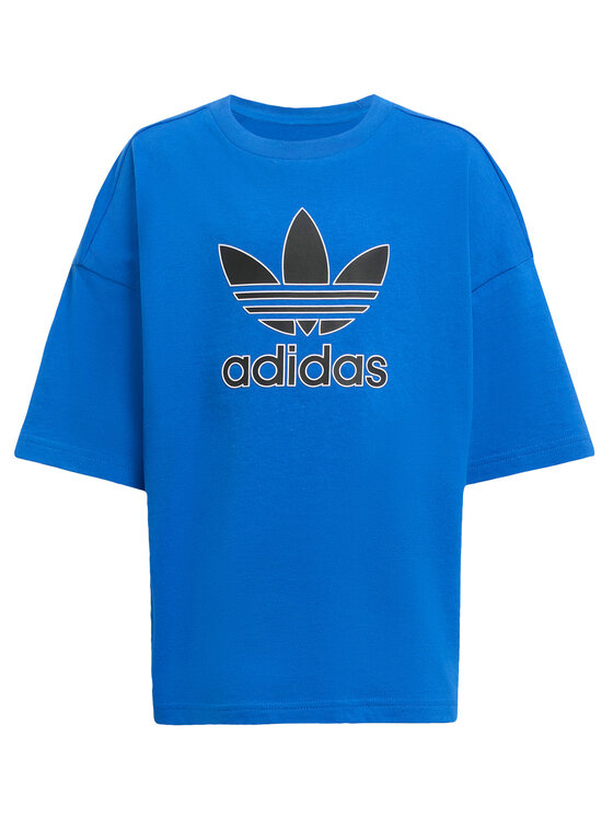 adidas adidas Marškinėlių ir šortų komplektas Big Logo Execution KA0224 Mėlyna Loose Fit