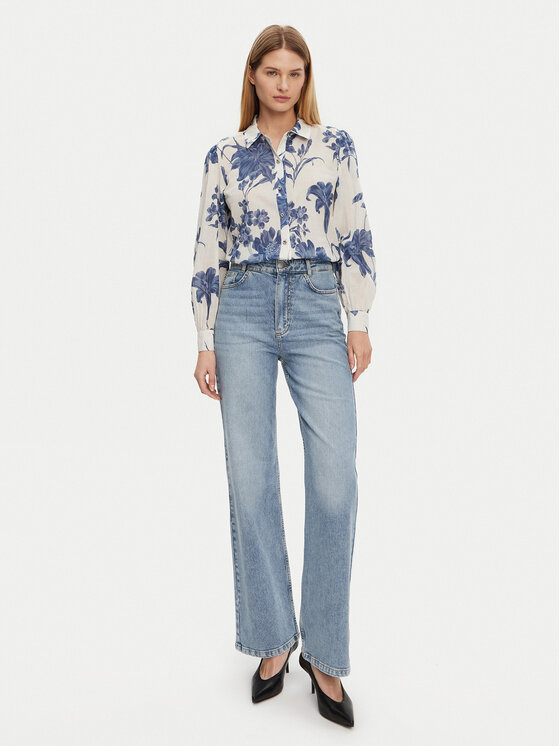 Guess Guess Bluză W5GH85 WH6C0 Colorat Regular Fit