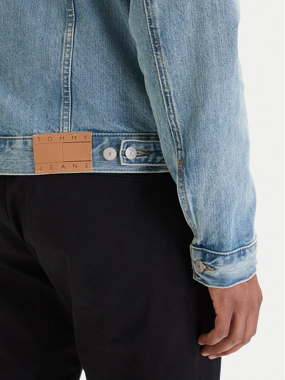 Tommy Jeans Tommy Jeans Jeansová bunda Ryan DM0DM23002 Světle modrá Regular Fit
